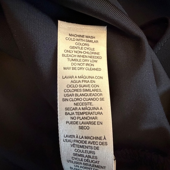 Easywear by Chicos Black Velvet Tunic with sheer hem, Size Large, (2) in Chico's - Picture 7 of 12